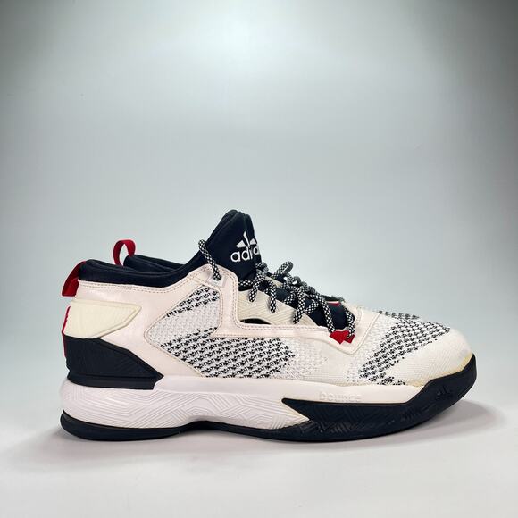 Adidas D Lillard 2 White Black Athletic Sneakers Basketball Shoes Men\'s Size 12 main image 9